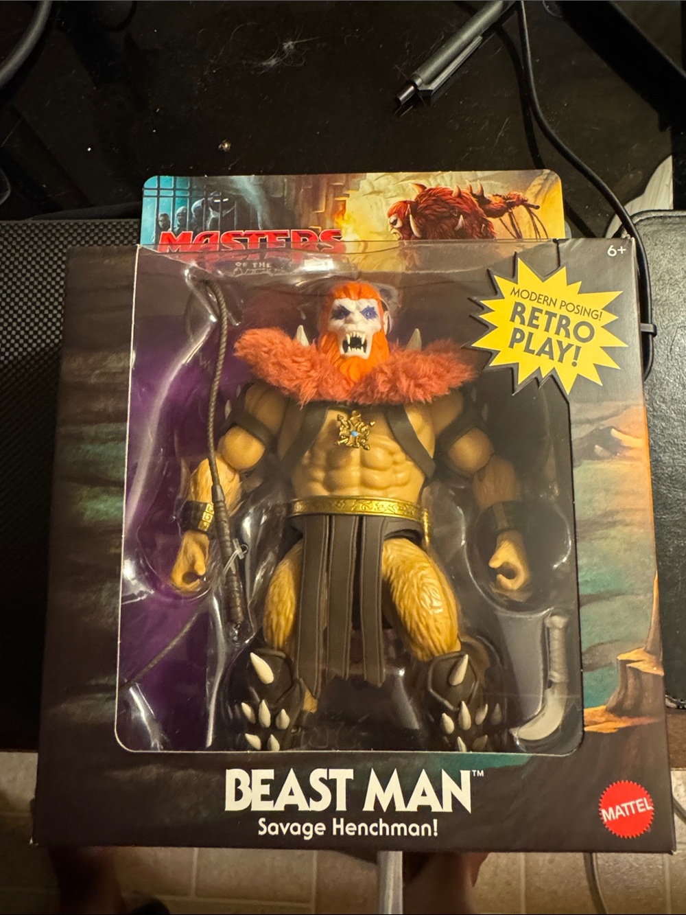 Mattel Beast Man Action Figure - Orange Fur, Yellow Body